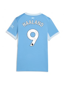 Ženski Nogometna dresi replika Manchester City Erling Haaland #9 Domači 2026-27 Kratek rokav